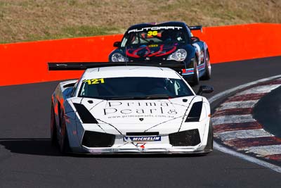 121;121;23-April-2011;Australia;Bathurst;Bathurst-Motor-Festival;Lamborghini-Gallardo;Mt-Panorama;NSW;New-South-Wales;Production-Sports-Cars;Ross-Zampatti;auto;motorsport;racing