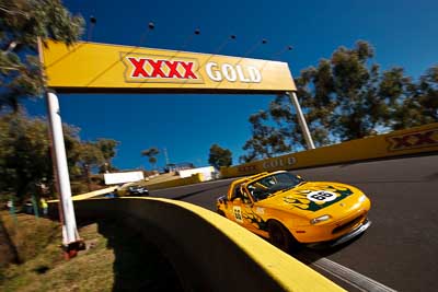 66;23-April-2011;Australia;Bathurst;Bathurst-Motor-Festival;Cameron-Hein;Mazda-MX‒5;Mazda-MX5;Mazda-Miata;Mt-Panorama;NSW;New-South-Wales;Paul-Chapman;Production-Sports-Cars;auto;motorsport;racing;sky;wide-angle