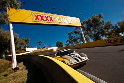 18;23-April-2011;Australia;Bathurst;Bathurst-Motor-Festival;Mt-Panorama;NSW;New-South-Wales;Porsche-911-Carrera;Production-Sports-Cars;Stephen-Borness;auto;motorsport;racing;sky;wide-angle