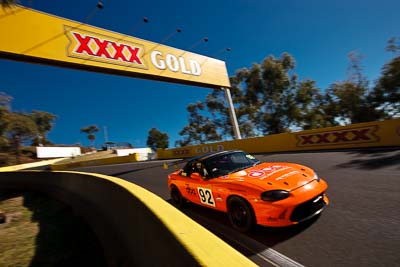 92;23-April-2011;92;Australia;Bathurst;Bathurst-Motor-Festival;Chris-Tonna;Mazda-MX‒5-SP;Mazda-MX5;Mazda-Miata;Mt-Panorama;NSW;New-South-Wales;Production-Sports-Cars;auto;motorsport;racing;sky;wide-angle