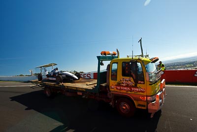 32;23-April-2011;Australia;Bathurst;Bathurst-Motor-Festival;Formula-Ford;Jon-Mills;Mt-Panorama;NSW;New-South-Wales;Open-Wheeler;Van-Diemen-RF04;auto;motorsport;racing;sky;tow-truck;wide-angle