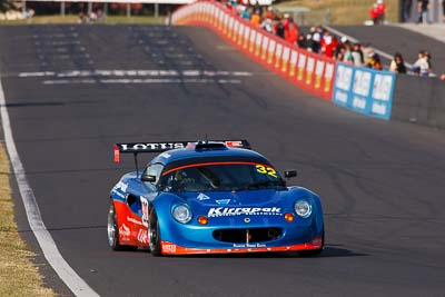 32;24-April-2011;Australia;Bathurst;Bathurst-Motor-Festival;David-Mackie;Lotus-Elise-HPE;Mt-Panorama;NSW;New-South-Wales;Production-Sports-Cars;Simon-Scuffham;auto;motorsport;racing;super-telephoto