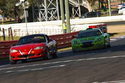 14;14;24-April-2011;Australia;Bathurst;Bathurst-Motor-Festival;Daniel-Deckers;Greg-Tasker;Mazda-MX‒5;Mazda-MX5;Mazda-Miata;Mt-Panorama;NSW;New-South-Wales;Production-Sports-Cars;auto;motorsport;racing