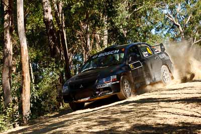 19;11-May-2011;19;ARC;Activ-RallySport;Australia;Australian-Rally-Championship;IROQ;Imbil;International-Rally-Of-Queensland;Justin-Dowel;Matt-Lee;Mitsubishi-Lancer-Evolution-IX;QLD;Queensland;Sunshine-Coast;auto;motorsport;racing;telephoto;testing