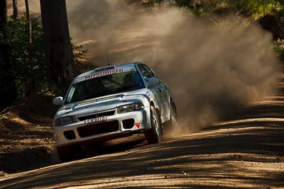 52;11-May-2011;52;Australia;IROQ;Imbil;International-Rally-Of-Queensland;Joanne-ODell;Mitsubishi-Lancer-Evolution-I;QLD;QRC;Queensland;Queensland-Rally-Championship;Sunshine-Coast;Tamie-McNulty;auto;motorsport;racing;telephoto;testing