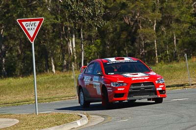 3;13-May-2011;3;APRC;Asia-Pacific-Rally-Championship;Australia;Caloundra;Gaurav-Gill;Glen-Macneall;IROQ;International-Rally-Of-Queensland;Mitsubishi-Lancer-Evolution-X;QLD;Queensland;Sunshine-Coast;Team-MRF;auto;motorsport;racing;shakedown;telephoto