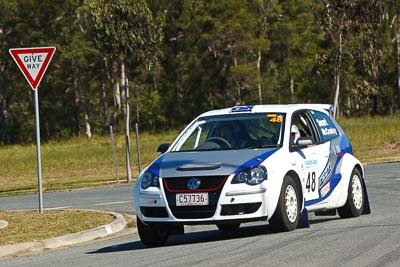 48;13-May-2011;48;Australia;Caloundra;Gerard-McConkey;IROQ;International-Rally-Of-Queensland;Marius-Swart;QLD;QRC;Queensland;Queensland-Rally-Championship;Sunshine-Coast;VW-Polo-S2000;auto;motorsport;racing;shakedown;telephoto