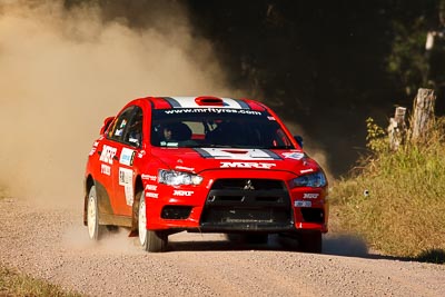 3;14-May-2011;3;APRC;Asia-Pacific-Rally-Championship;Australia;Gaurav-Gill;Glen-Macneall;IROQ;Imbil;International-Rally-Of-Queensland;Mitsubishi-Lancer-Evolution-X;QLD;Queensland;Sunshine-Coast;Team-MRF;auto;motorsport;racing;super-telephoto