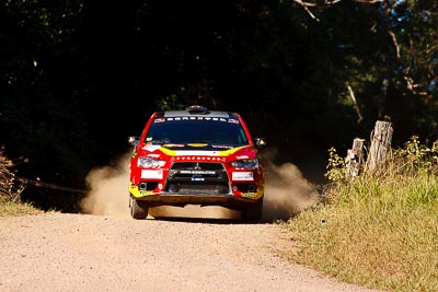 13;13;14-May-2011;APRC;Asia-Pacific-Rally-Championship;Australia;Hao-Yuan;Hongyu-Pan;IROQ;Imbil;International-Rally-Of-Queensland;Mitsubishi-Lancer-Evolution-X;QLD;Queensland;Soueast-Motor-Kumho-Team;Sunshine-Coast;auto;motorsport;racing;super-telephoto