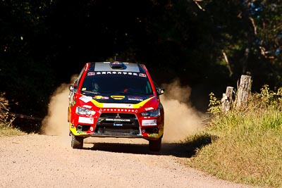 13;13;14-May-2011;APRC;Asia-Pacific-Rally-Championship;Australia;Hao-Yuan;Hongyu-Pan;IROQ;Imbil;International-Rally-Of-Queensland;Mitsubishi-Lancer-Evolution-X;QLD;Queensland;Soueast-Motor-Kumho-Team;Sunshine-Coast;auto;motorsport;racing;super-telephoto