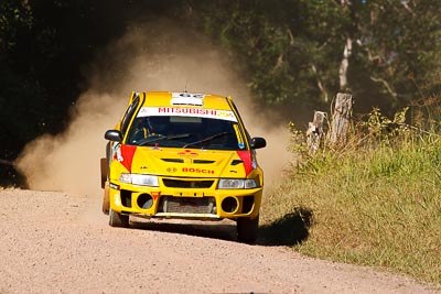 29;14-May-2011;29;ARC;Australia;Australian-Rally-Championship;Derek-Reynolds;IROQ;Imbil;International-Rally-Of-Queensland;Mitsubishi-Lancer-Evolution-V;QLD;Queensland;Ray-Baker;Sunshine-Coast;auto;motorsport;racing;super-telephoto