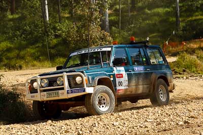 14-May-2011;4WD;Australia;IROQ;Imbil;International-Rally-Of-Queensland;Nissan-Patrol;QLD;Queensland;Sunshine-Coast;auto;motorsport;official;racing;safety;telephoto