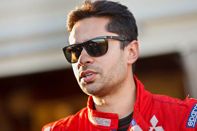 14-May-2011;APRC;Asia-Pacific-Rally-Championship;Australia;Gaurav-Gill;IROQ;Imbil;International-Rally-Of-Queensland;QLD;Queensland;Sunshine-Coast;Topshot;afternoon;auto;motorsport;portrait;racing;service-park;sunglasses;telephoto