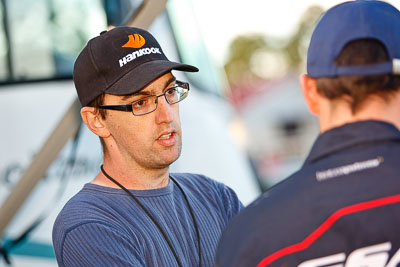 14-May-2011;ARC;Australia;Australian-Rally-Championship;IROQ;Imbil;International-Rally-Of-Queensland;Matt-van-Tuinen;QLD;Queensland;Sunshine-Coast;auto;motorsport;portrait;racing;service-park;telephoto