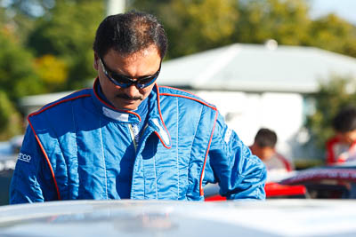 15-May-2011;APRC;Asia-Pacific-Rally-Championship;Australia;IROQ;Imbil;International-Rally-Of-Queensland;Karamjit-Singh;QLD;Queensland;Sunshine-Coast;auto;motorsport;portrait;racing;service-park;telephoto