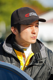 15-May-2011;APRC;Akira-Bamba;Asia-Pacific-Rally-Championship;Australia;IROQ;Imbil;International-Rally-Of-Queensland;QLD;Queensland;Sunshine-Coast;auto;motorsport;portrait;racing;service-park;telephoto