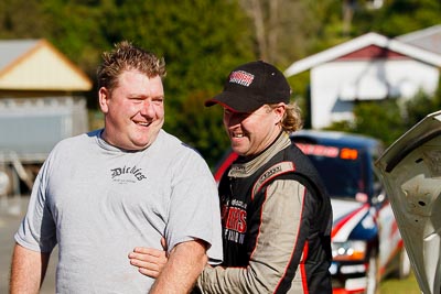 15-May-2011;ARC;Australia;Australian-Rally-Championship;IROQ;Imbil;International-Rally-Of-Queensland;Mark-Pedder;QLD;Queensland;Sachs-Rally-Team;Steven-Shepheard;Sunshine-Coast;auto;motorsport;portrait;racing;service-park;telephoto