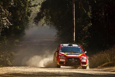 11;11;15-May-2011;APRC;Asia-Pacific-Rally-Championship;Australia;Fan-Fan;IROQ;Imbil;International-Rally-Of-Queensland;Junwei-Fang;QLD;Queensland;Soueast-Motor-Kumho-Team;Sunshine-Coast;auto;motorsport;racing;special-stage;telephoto