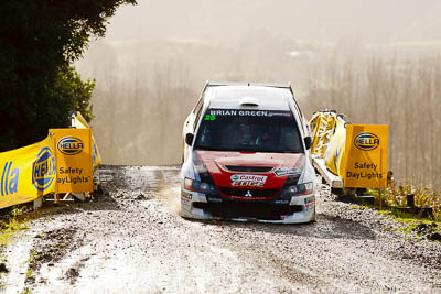 25;16-July-2011;25;APRC;Asia-Pacific-Rally-Championship;Chris-West;Erin-Kyle;International-Rally-Of-Whangarei;Mitsubishi-Lancer-Evolution-IX;NZ;New-Zealand;Northland;Rally;Whangarei;auto;garage;motorsport;racing;special-stage;super-telephoto