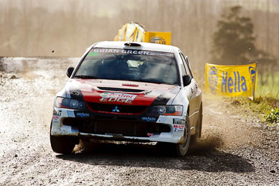 25;16-July-2011;25;APRC;Asia-Pacific-Rally-Championship;Chris-West;Erin-Kyle;International-Rally-Of-Whangarei;Mitsubishi-Lancer-Evolution-IX;NZ;New-Zealand;Northland;Rally;Whangarei;auto;garage;motorsport;racing;special-stage;super-telephoto