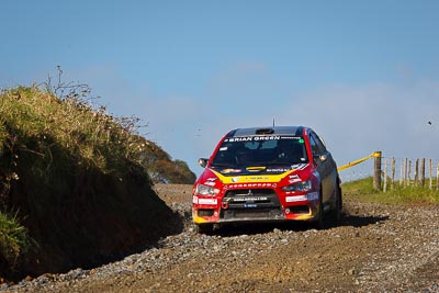 6;16-July-2011;6;APRC;Asia-Pacific-Rally-Championship;International-Rally-Of-Whangarei;Mitsubishi-Lancer-Evolution-X;NZ;New-Zealand;Northland;Rally;Richard-Mason;Sara-Mason;Soueast-Motor-Kumho-Team;Whangarei;auto;garage;motorsport;racing;special-stage;telephoto