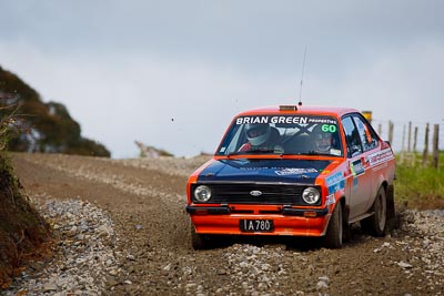 60;16-July-2011;60;APRC;Asia-Pacific-Rally-Championship;Ford-Escort-Mk-II;International-Rally-Of-Whangarei;NZ;New-Zealand;Northland;Rally;Ron-Davey;Ross-Gordon;Whangarei;auto;garage;motorsport;racing;special-stage;super-telephoto