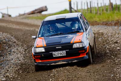 53;16-July-2011;APRC;Asia-Pacific-Rally-Championship;International-Rally-Of-Whangarei;Justin-Glavish;Michele-Brunt;NZ;New-Zealand;Northland;Rally;Toyota-Starlet;Whangarei;auto;garage;motorsport;racing;special-stage;super-telephoto