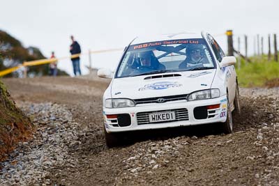 54;16-July-2011;54;APRC;Asia-Pacific-Rally-Championship;Dave-Devonport;International-Rally-Of-Whangarei;NZ;New-Zealand;Northland;Paul-Muldoon;Rally;Subaru-Impreza-WRX;Whangarei;auto;garage;motorsport;racing;special-stage;super-telephoto