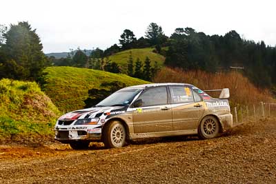 26;16-July-2011;26;APRC;Asia-Pacific-Rally-Championship;Dean-Summer;International-Rally-Of-Whangarei;Mitsubishi-Lancer-Evolution-IX;NZ;New-Zealand;Northland;Paul-Fallon;Rally;Whangarei;auto;garage;motorsport;racing;special-stage;telephoto