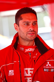 16-July-2011;APRC;Asia-Pacific-Rally-Championship;Gaurav-Gill;International-Rally-Of-Whangarei;NZ;New-Zealand;Northland;Rally;Whangarei;auto;garage;motorsport;portrait;racing;service-park;telephoto