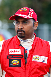 16-July-2011;APRC;Asia-Pacific-Rally-Championship;Gunaseelan-Rajoo;International-Rally-Of-Whangarei;NZ;New-Zealand;Northland;Rally;Whangarei;auto;garage;motorsport;portrait;racing;service-park;telephoto