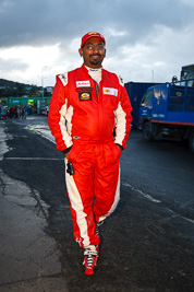 16-July-2011;APRC;Asia-Pacific-Rally-Championship;Gunaseelan-Rajoo;International-Rally-Of-Whangarei;NZ;New-Zealand;Northland;Rally;Whangarei;auto;garage;motorsport;portrait;racing;service-park;wide-angle