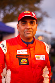 16-July-2011;50mm;APRC;Asia-Pacific-Rally-Championship;International-Rally-Of-Whangarei;Jagdev-Singh;NZ;New-Zealand;Northland;Rally;Whangarei;auto;garage;motorsport;portrait;racing;service-park