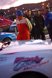 16-July-2011;50mm;APRC;Asia-Pacific-Rally-Championship;International-Rally-Of-Whangarei;NZ;New-Zealand;Northland;Rally;Thierry-Song;Whangarei;auto;garage;motorsport;portrait;racing;service-park