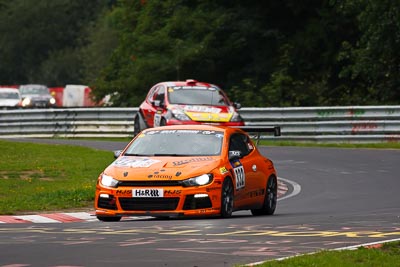 332;30-July-2011;David-Franzen;Deutschland;Germany;Green-Hell;Grüne-Hölle;Hatzenbach;Langstreckenmeisterschaft;Michael-Paatz;Nordschleife;Nuerburg;Nuerburgring;Nurburg;Nurburgring;Nürburg;Nürburgring;Rhineland‒Palatinate;VLN;VW-Scirocco-GT‒R1;auto;championship;endurance;motorsport;racing;super-telephoto