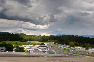 12-August-2011;ADAC-Masters;Austria;Red-Bull-Ring;Spielberg;Styria;atmosphere;auto;circuit;clouds;corner;landscape;motorsport;racing;runoff;scenery;sky;track;wide-angle;Österreich