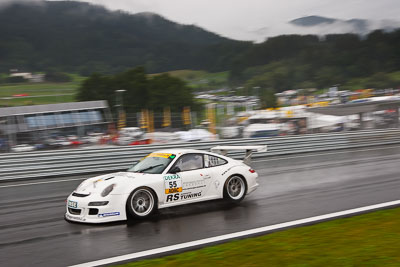 55;13-August-2011;55;ADAC-GT-Masters;ADAC-Masters;Austria;Dietmar-Haggenmüller;Grand-Tourer;Heiner-Wackerbauer;Herberth-Motorsport;Porsche-911-GT3-Cup-S-997;Red-Bull-Ring;Spielberg;Styria;auto;circuit;motorsport;racing;track;wide-angle;Österreich