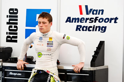 14-August-2011;ADAC-Masters;ATS-Formel-3-Cup;Austria;Formula-3;Open-Wheeler;Red-Bull-Ring;Richie-Stanaway;Spielberg;Styria;atmosphere;auto;circuit;garage;motorsport;paddock;portrait;racing;team;telephoto;track;Österreich