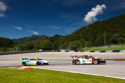 10;10;14-August-2011;ADAC-GT-Masters;ADAC-Masters;Austria;Grand-Tourer;Michael-Ammermüller;Porsche-911-GT3-R-997;Red-Bull-Ring;Sebastian-Asch;Spielberg;Styria;a‒workx-Akrapovic;auto;circuit;motorsport;racing;track;wide-angle;Österreich