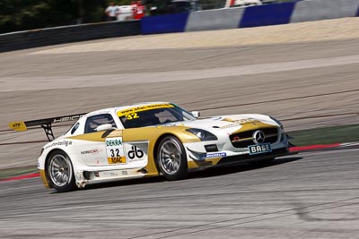 32;14-August-2011;ADAC-GT-Masters;ADAC-Masters;Austria;Dominik-Baumann;Grand-Tourer;HEICO-Motorsport;Harald-Proczyk;Mercedes‒Benz-SLS-AMG-GT3;Red-Bull-Ring;Spielberg;Styria;auto;circuit;motorsport;racing;telephoto;track;Österreich