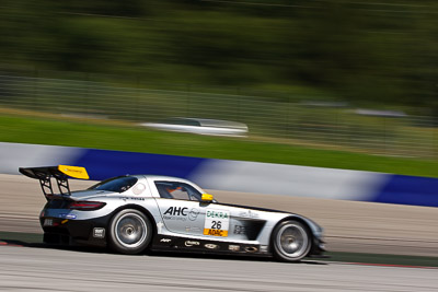 26;14-August-2011;26;ADAC-GT-Masters;ADAC-Masters;Austria;Bleekemolen-RacePlanet-Racing;Grand-Tourer;Mercedes‒Benz-SLS-AMG-GT3;Michael-Bleekemolen;Red-Bull-Ring;Ronald-van-de-Laar;Spielberg;Styria;auto;circuit;motorsport;racing;telephoto;track;Österreich