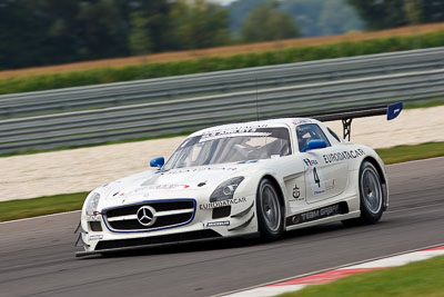 4;19-August-2011;4;Automotodróm;Dunajska-Streda;Dunajská-Streda;FIA-GT3-European-Championship;Graff-Racing;Grégoire-Demoustier;Joakim-Lambotte;Mercedes‒Benz-SLS-AMG-GT3;Orechova-Poton;Orechová-Potôň;Slovak-Republic;Slovakia;Slovakia-Ring;Slovensko;auto;motorsport;racing;super-telephoto