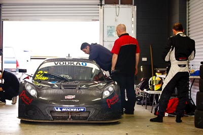 97;26-November-2011;Angelo-Lazaris;Australia;Barton-Mawer;Island-Magic;Lotus-Exige-GT3;Melbourne;PIARC;Phillip-Island;Production-Sports-Cars;VIC;Victoria;atmosphere;auto;motorsport;pitlane;racing;telephoto