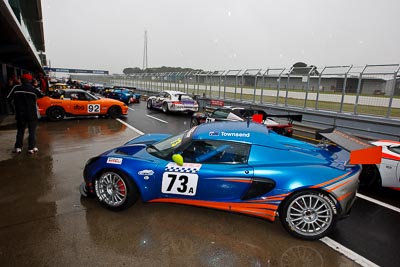 73;26-November-2011;73;Australia;Glenn-Townsend;Island-Magic;Lotus-Elise;Melbourne;PIARC;Phillip-Island;Production-Sports-Cars;Tim-Mackie;VIC;Victoria;atmosphere;auto;motorsport;pitlane;racing;wide-angle