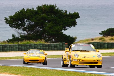 10;10;27-November-2011;Australia;Benjamin-Faggeter;Emanuel-Mezzasalma;Island-Magic;Melbourne;PIARC;Phillip-Island;Porsche-993;Production-Sports-Cars;VIC;Victoria;auto;motorsport;racing;super-telephoto