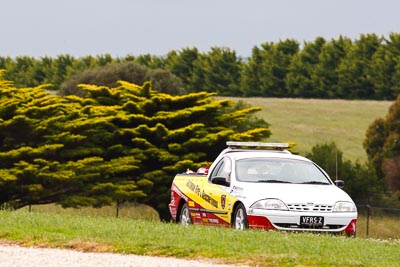 27-November-2011;Australia;Ford-Falcon-AU;Island-Magic;Melbourne;PIARC;Phillip-Island;VIC;Victoria;auto;fire-marshal;motorsport;official;racing;super-telephoto