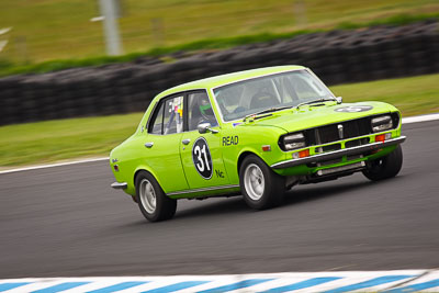 31;27-November-2011;31;Australia;Ben-Read;Historic-Touring-Cars;Island-Magic;Mazda-RX‒2;Melbourne;PIARC;Phillip-Island;VIC;Victoria;auto;classic;motorsport;racing;super-telephoto;vintage