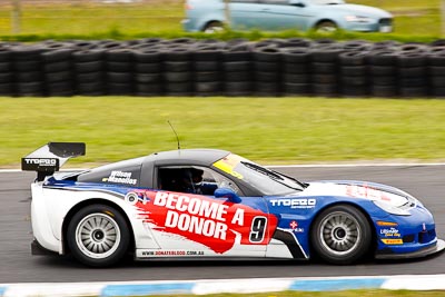 9;27-November-2011;9;Australia;Chevrolet-Corvette-Z06‒R-GT3;Island-Magic;Jim-Manolios;Melbourne;PIARC;Phillip-Island;Production-Sports-Cars;Rod-Wilson;VIC;Victoria;auto;motorsport;racing;super-telephoto