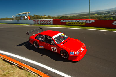 23;23;24-February-2012;Australia;Bathurst;Bathurst-12-Hour;Geoffory-Whittaker;Holden-Commodore-VL;Mt-Panorama;NSW;New-South-Wales;Sports-Sedans;auto;endurance;motorsport;racing;wide-angle