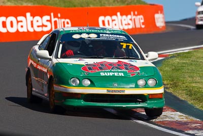 77;24-February-2012;77;Australia;Bathurst;Bathurst-12-Hour;Honda-Integra;Improved-Production;Mt-Panorama;NSW;New-South-Wales;Richard-Mork;auto;endurance;motorsport;racing;super-telephoto